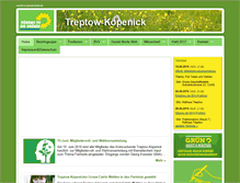 Tablet Screenshot of gruene-treptow-koepenick.de